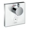 ShowerSelect Glass termostato de gran caudal empotrado con control adicional para 1 salida Hansgrohe® Código: 15735400