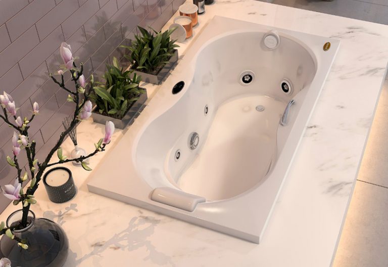 Bañera JACUZZI© con hidromasaje  Espree 153x91x51