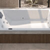 clean 180 Bañera JACUZZI© con hidromasaje Clean 180x120