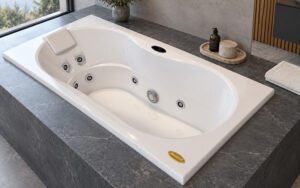 Bañera JACUZZI© con hidromasaje  Espree