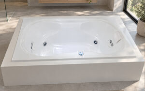 Bañera JACUZZI© con hidromasaje Jacuzzi© Rialta 180x105