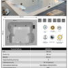 FICHA SIMPLE ADRIATICA- NUEVA 2022_001 Bañera JACUZZI© con hidromasaje Adriatica 192x166