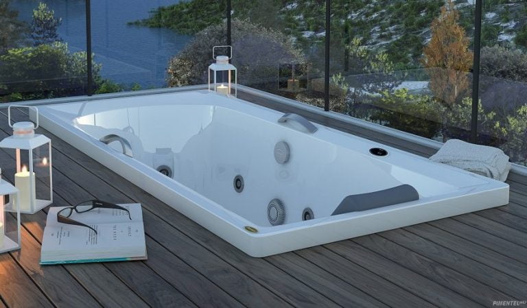 Bañera JACUZZI© con hidromasaje Carina 170 x 80