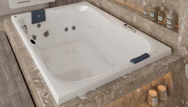 estas Bañera JACUZZI© con hidromasaje Espree Box 170x120x53