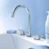 Grohe® Concetto Mezclador de lavatorio de tres orificios 1/2 " L-Size codigo 20216001
