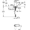 Grohe® Eurosmart Cosmopolitan Monomando de lavatorio1/2 " S-Size codigo 2337800E