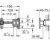 rtY Grohe Cuerpo empotrado para monomando de 1/2 " codigo 23200000