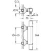Grohe® Precision Start Mezclador termostático de ducha 1/2 " codigo 34594000
