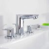 Capturahte Grohe® BauLoop Mezclador de lavatorio con 3 orificios 1/2 " codigo 20196000