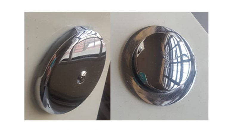 ppppp Sopapa sistema push open y desborde para bañeras de hidromasaje.