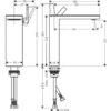Hansgrohe AXOR MyEdition Mezclador monomando de lavabo 230 con vaciador Push-Open codigo 47020000
