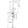 JFURUORURRT Hansgrohe AXOR One Mezclador de lavabo Select 170 con vaciador Push-Open codigo 48020000