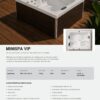 Ficha catalogo MiniSpa Vip Minipiscina JACUZZI© Mini Spa VIP 180x145x89cm