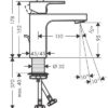 joequrour Hansgrohe Vernis Shape Mezclador monomando de lavabo 100 con vaciador automático codigo 71561000