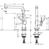 Hansgrohe Talis M54 Mezclador monomando de cocina 270, 1jet codigo 72840670
