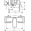 uit8t444ryfj Hansgrohe Vernis Shape Mezclador monomando de ducha codigo 71650670
