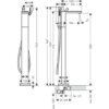 Hansgrohe AXOR MyEdition Mezclador monomando de bañera de pie codigo 47440000