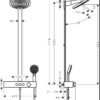 Hansgrohe Pulsify S  Showerpipe 260 2jet con ShowerTablet Select 400 codigo 24240000