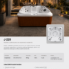 Minipiscina JACUZZI© J-220  210x210x91cm