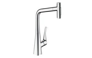 Hansgrohe Metris Select M71  Mezclador monomando de cocina 320, ducha extraíble, 2jet código 73820000