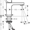 Capturawputwut Hansgrohe Vernis Shape Mezclador monomando de lavabo 100 y vaciador automático código 71561670
