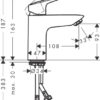 farawrt Hansgrohe Logis Monomando de lavabo 100 con vaciador push-open codigo 71107000
