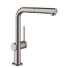 Hansgrohe Talis M54 Mezclador monomando de cocina 270, extraíble, 1jet Brushed Black Chrome NEW codigo 72808340