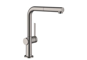 Hansgrohe Talis M54 Mezclador monomando de cocina 270, extraíble, 1jet Brushed Black Chrome NEW codigo 72808340