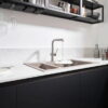 Hansgrohe Talis M54 Mezclador monomando de cocina 270, caño extraíble, 1jet acabado cromado codigo72808000