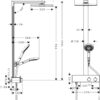 Hansgrohe Raindance E Showerpipe 300 1jet con ShowerTablet 350 codigo 27361000
