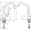 hotoyoty Hansgrohe AXOR Citterio Mezclador monomando de cocina 260 con caño giratorio codigo 39850990