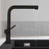 gyeyy Hansgrohe Talis M54 Mezclador monomando de cocina 270, caño extraíble, 1jet acabado Negro Mate código 72808670