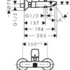153__hmg00232_eps (1) Hansgrohe Logis Mezclador monomando de bañera codigo 71400000