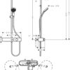 Hansgrohe Pulsify S Showerpipe 260 1jet con ShowerTablet Select 400 codigo 24220000