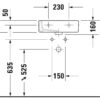 6546464 DURAVIT Lavatorio Vero codigo 070445