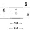 wtttt DURAVIT Lavatorio Vero codigo 070445