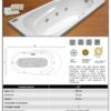 Bañera JACUZZI© con hidromasaje  JET 160