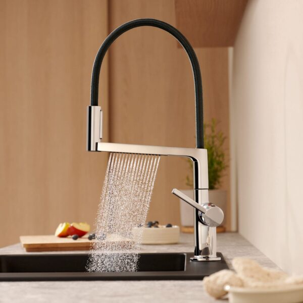 WhatsApp Image 2025-05-14 at 10.28.28 AM (1) Hansgrohe Talis Select M54 PowderSpray Mezclador monomando de cocina Semi-Pro, 3 jets codigo 72861000