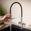WhatsApp Image 2025-05-14 at 10.28.28 AM (2) Hansgrohe Talis Select M54 PowderSpray Mezclador monomando de cocina Semi-Pro, 3 jets codigo 72861000