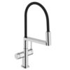 fdagey Hansgrohe Talis Select M54 PowderSpray Mezclador monomando de cocina Semi-Pro, 3 jets codigo 72861000