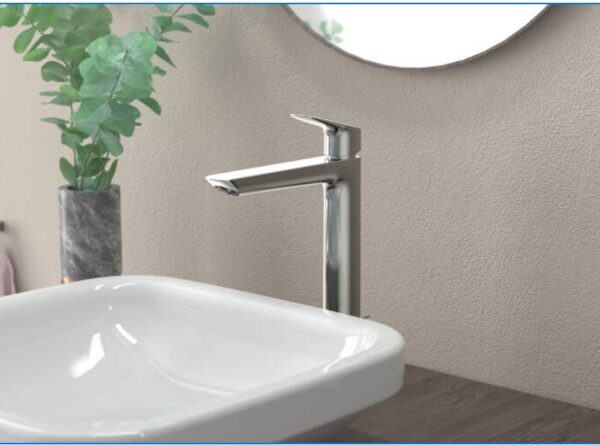 iuoyyiy Hansgrohe Logis Mezclador monomando 240 Fine con vaciador automático codigo 71257000