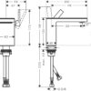 Hansgrohe AXOR MyEdition Mezclador monomando para lavabo 110 con vaciador push-open codigo 47030000