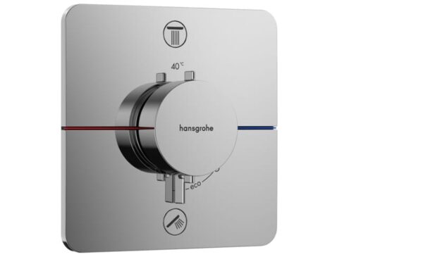 Hansgrohe© Termostato ShowerSelect Comfort Q instalacion empotrada 2 funciones código 15583000