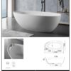Bañeras Aloha Exenta Modelo DALMA 170x085x053