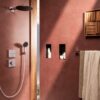 sruu Hansgrohe© ShowerSelect Comfort E Válvula empotrada 3 llaves de paso 15573000