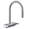 Hansgrohe Aquno Select M81 Mezclador monomando de cocina Cromo con ducha extraíble y escurridor codigo 7383700
