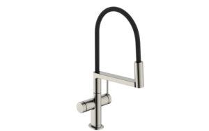 Hansgrohe Talis Select M54 PowderSpray Mezclador monomando de cocina Acabado de acero inoxidable Semi-Pro, 3 jets codigo 72861800