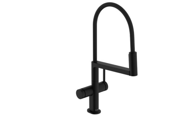 Hansgrohe Talis Select M54 PowderSpray  Mezclador monomando de cocina Negro mate Semi-Pro, 3 jets codigo 72861670