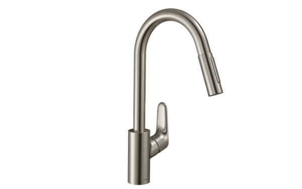 pwuoquo Hansgrohe Focus M41 Mezclador monomando de cocina 240 con ducha extraíble, 2jet codigo 31815800
