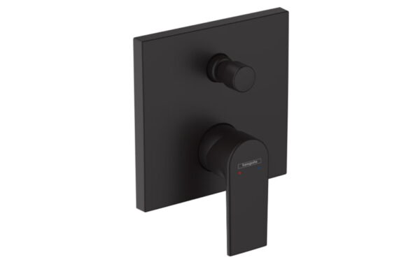 Hansgrohe Vernis Shape Mezclador monomando de bañera empotrado Negro mate codigo 71468670